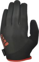 Перчатки для фитнеса (с пальцами) Adidas Essential черно\красные размер M ADGB-12422RD